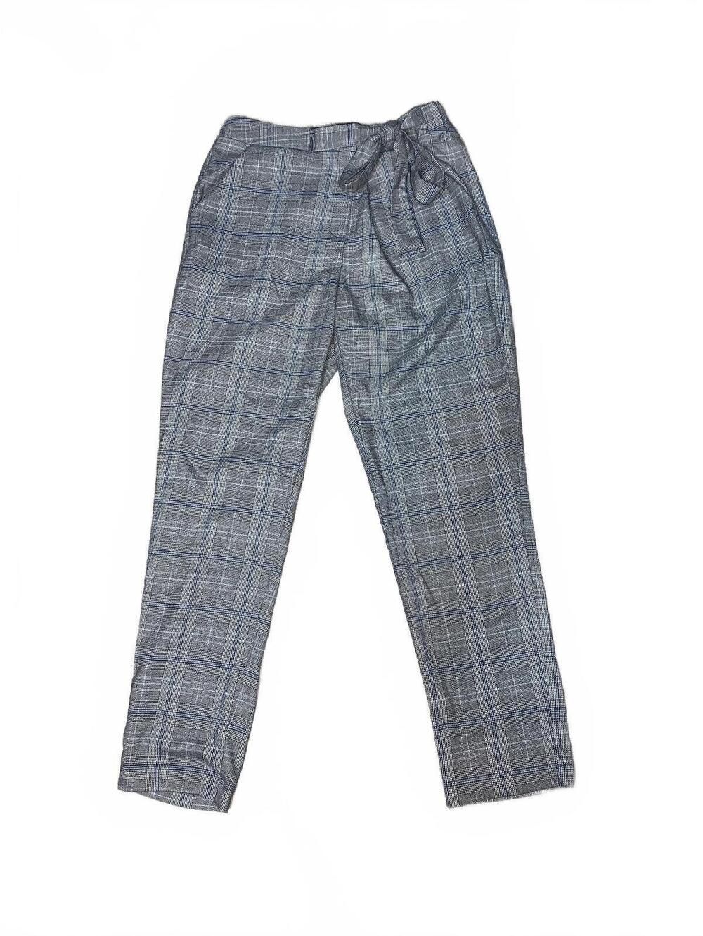 Joe Benbasset Y2k Large Women's Plaid Tie-Waist Pants Business Casual Pants
